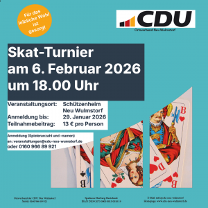 Winter-Skatturnier der CDU Neu Wulmstorf am 6. Februar 2026